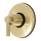 Kingston Brass KB3007NDL Two-Way Volume Control, Brushed Brass KB3007NDL - alternate 1